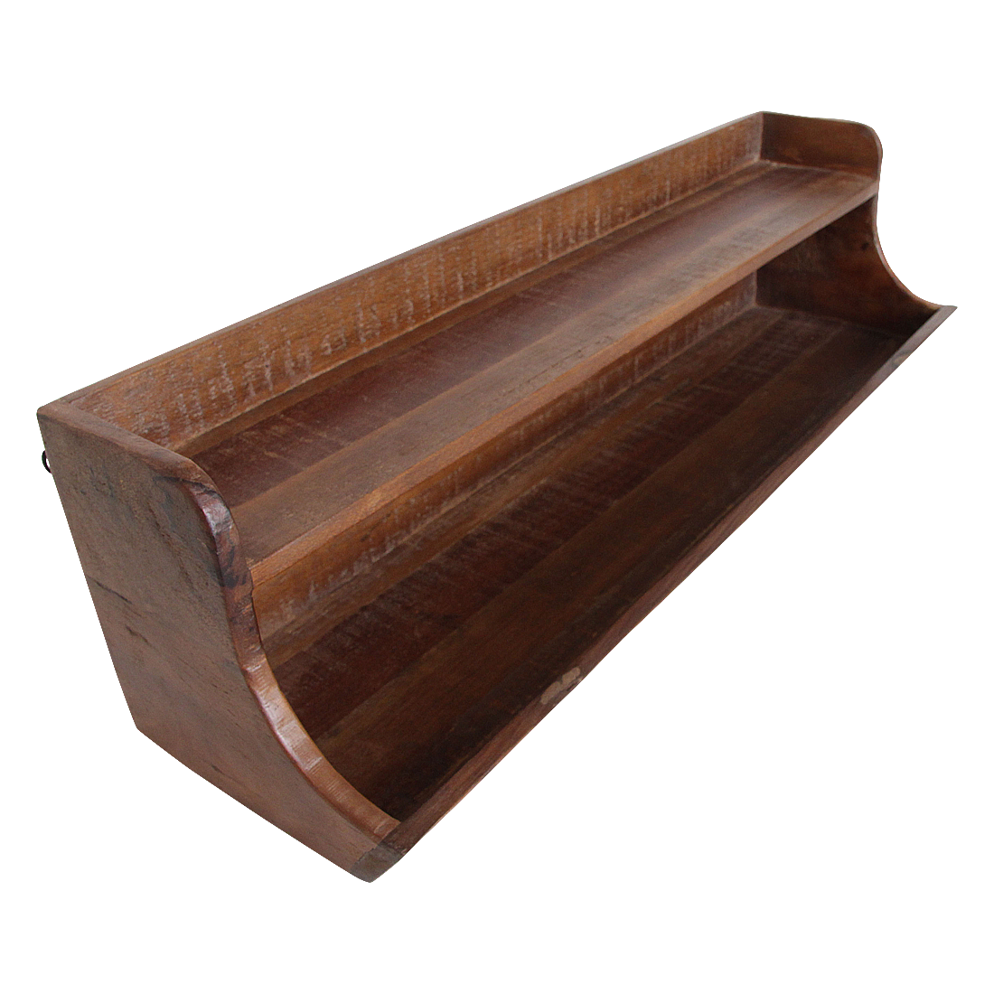 Factory væghylde til opbevaring - FSC-genbrugt træ - 80 cm