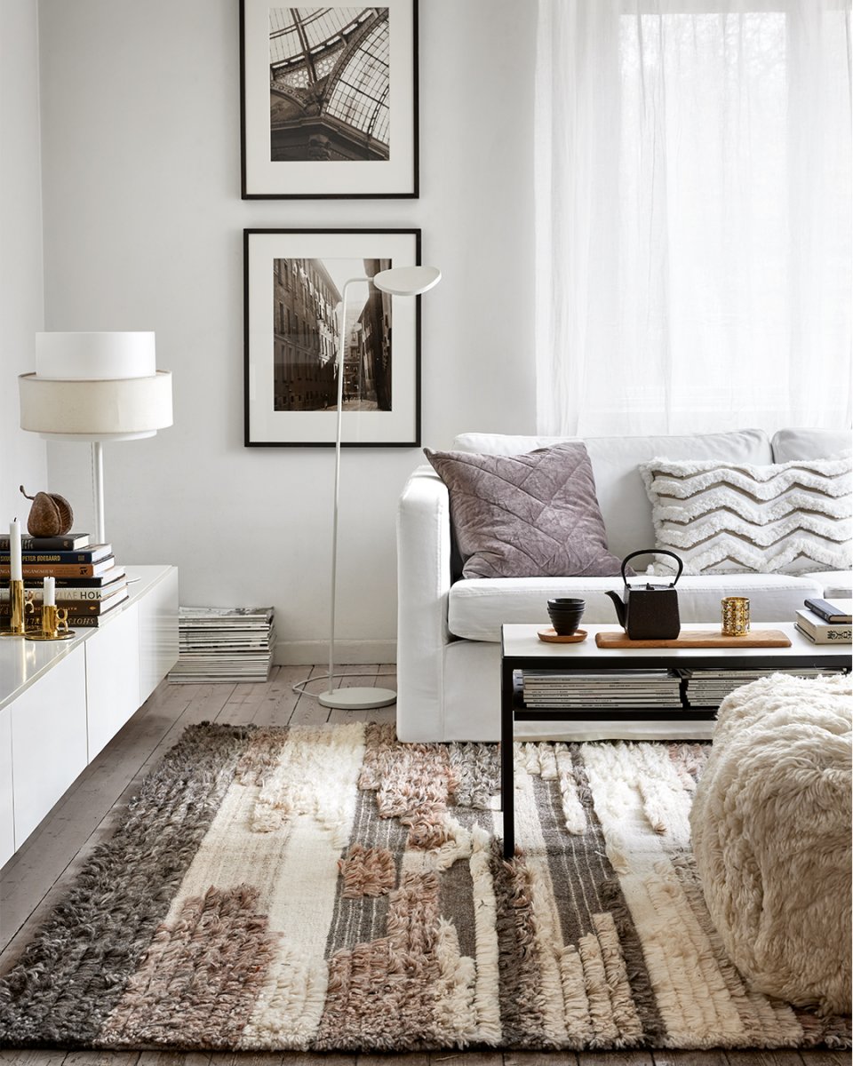 Tæppe Agadir 170x230cm - Naturfarvet - Nordic Unique