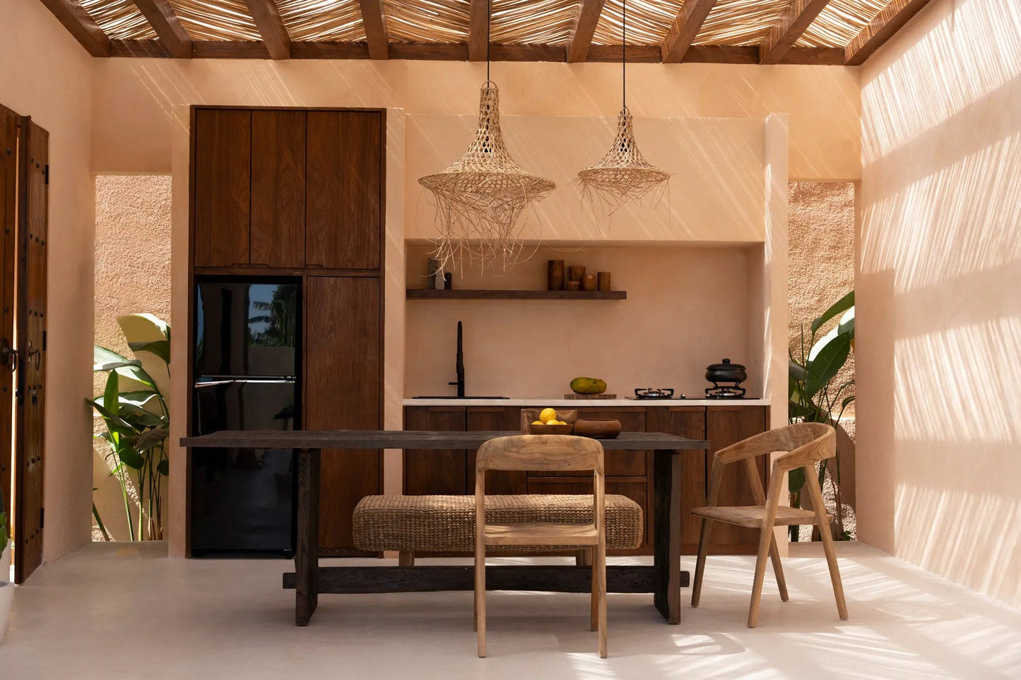 Mykonos Lamp Pendant - Natural - M