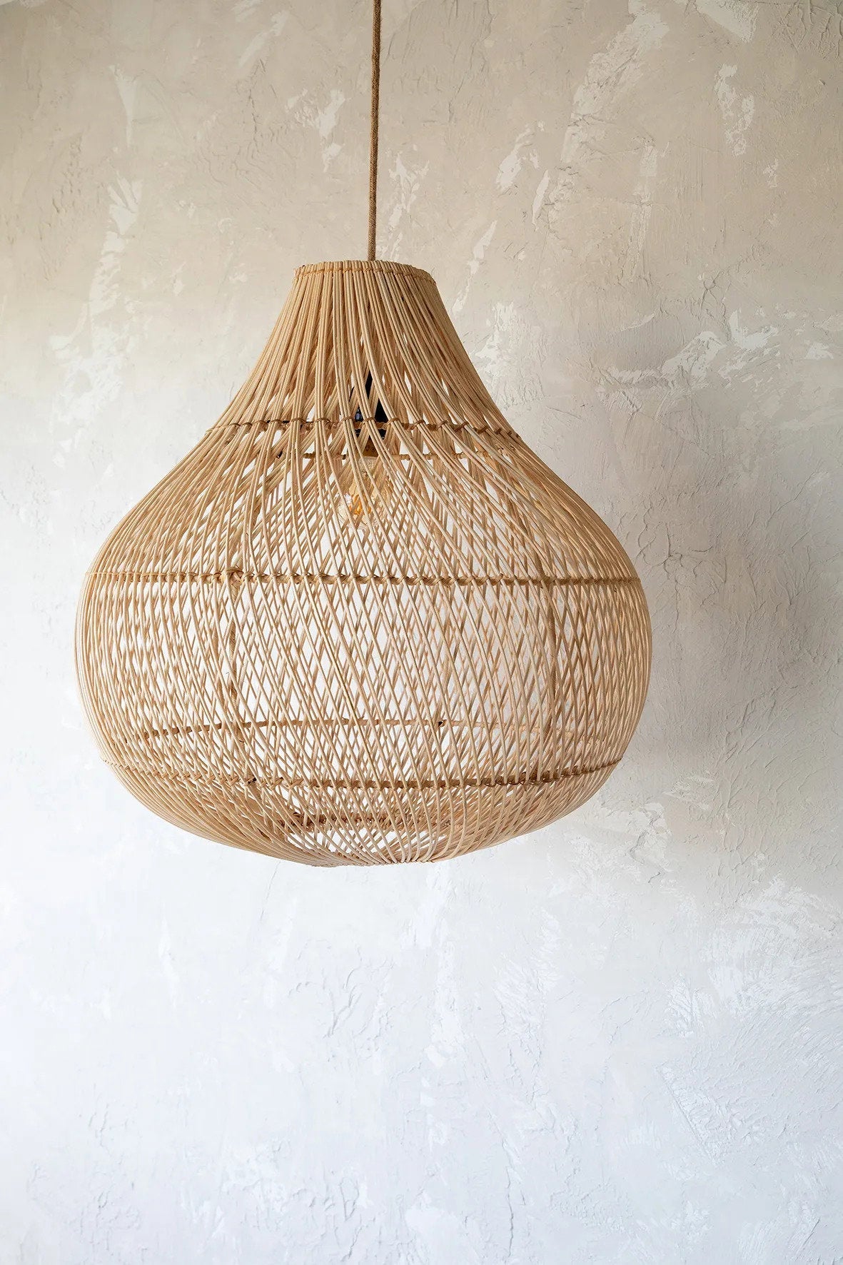 Bottleneck Lamp Pendant - Natural - M