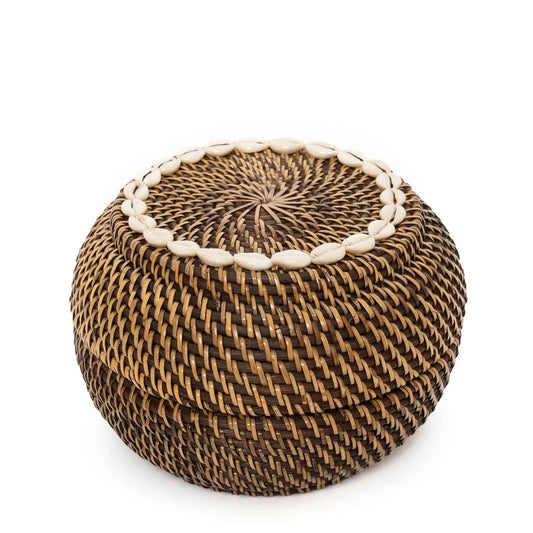 Peek-a-Boo Basket - Natural Brown - M