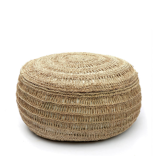 Seagrass Pouf - Natural - M