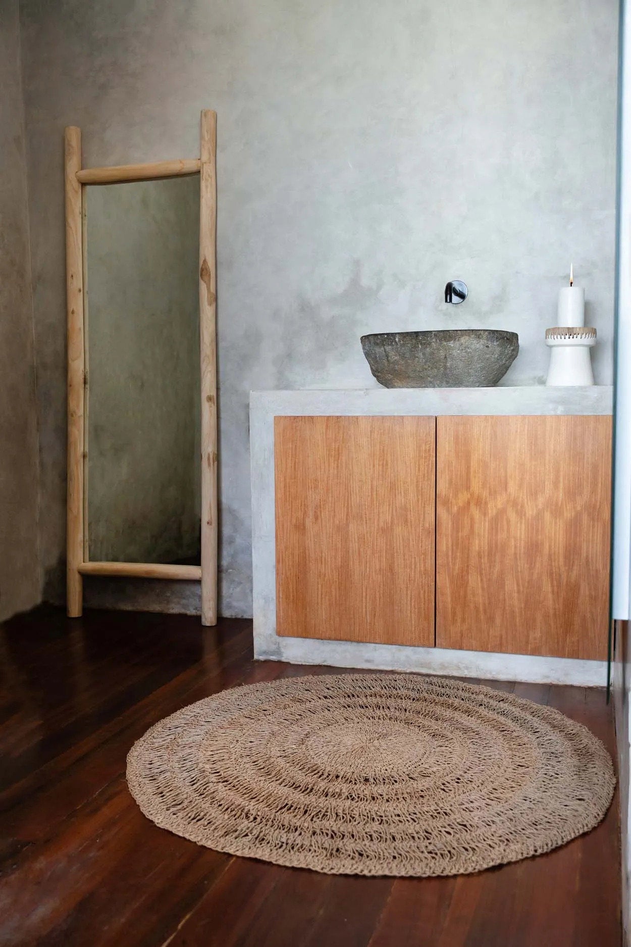 Seagrass Rug - Natural - 100cm