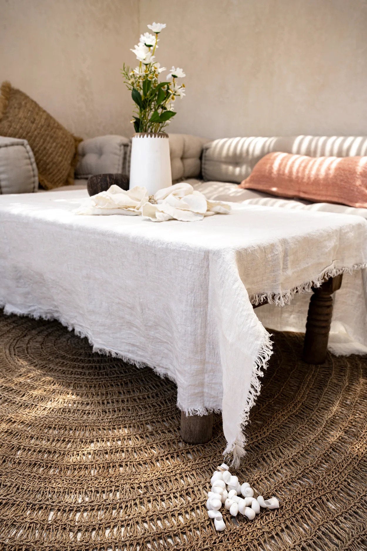 Seagrass Rug - Natural - 100cm