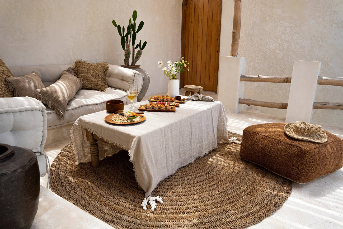 Seagrass Rug - Natural - 150cm