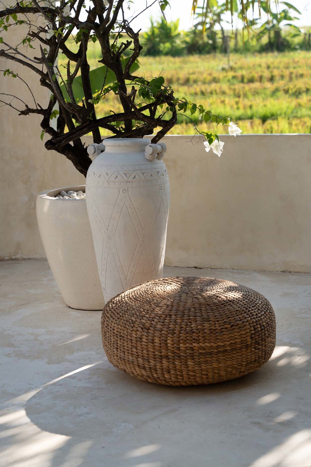 Hyacinth pouf - Nature - M