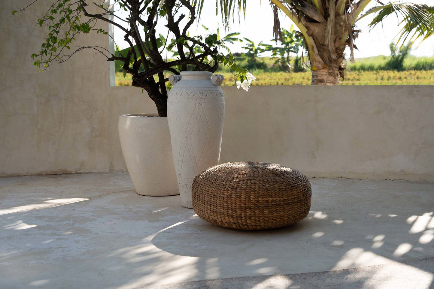 Hyacinth pouf - Nature - M
