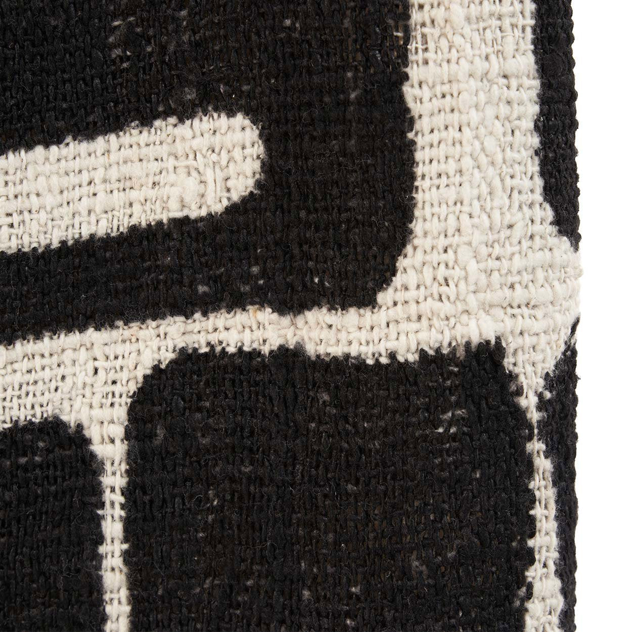 The Aztec Bedspread - Natural Black