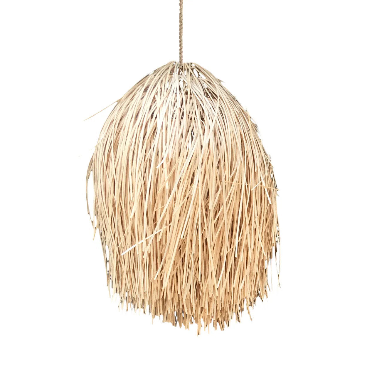 Shaggy Lamp Pendant - Natural - M