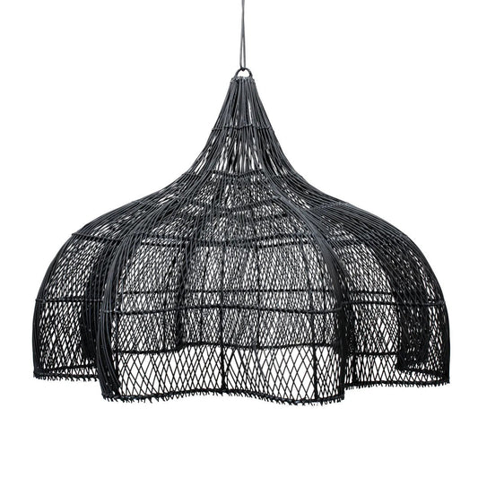 The Whipped Lamp Pendant - Black - XL