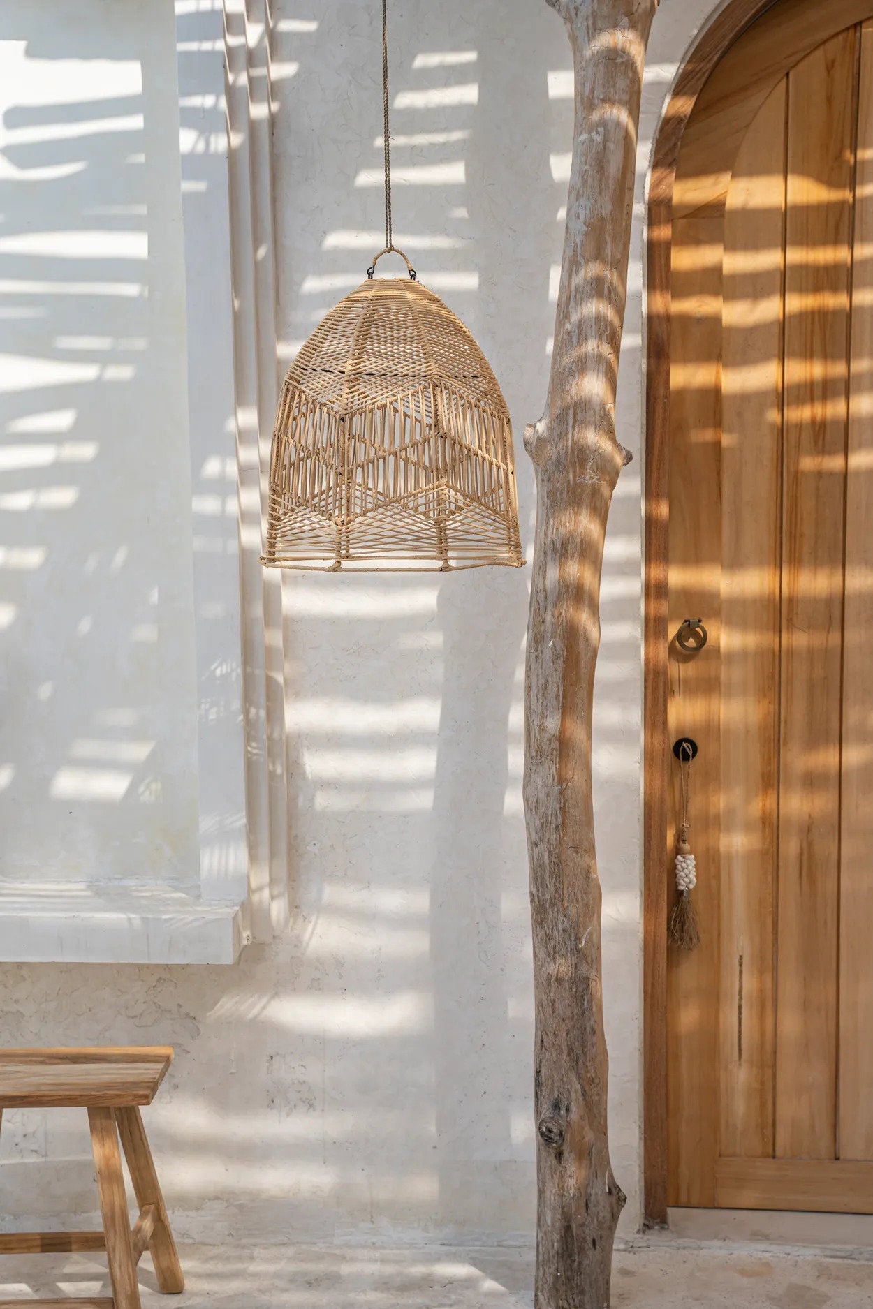 Bala Lampe Vedhæng - Naturlig - M - Nordic Unique