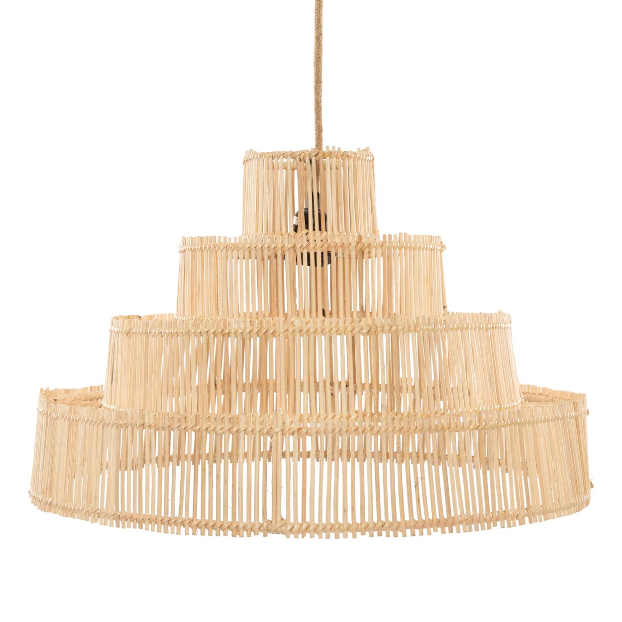 Wedding Cake Lamp Pendant - Natural - M