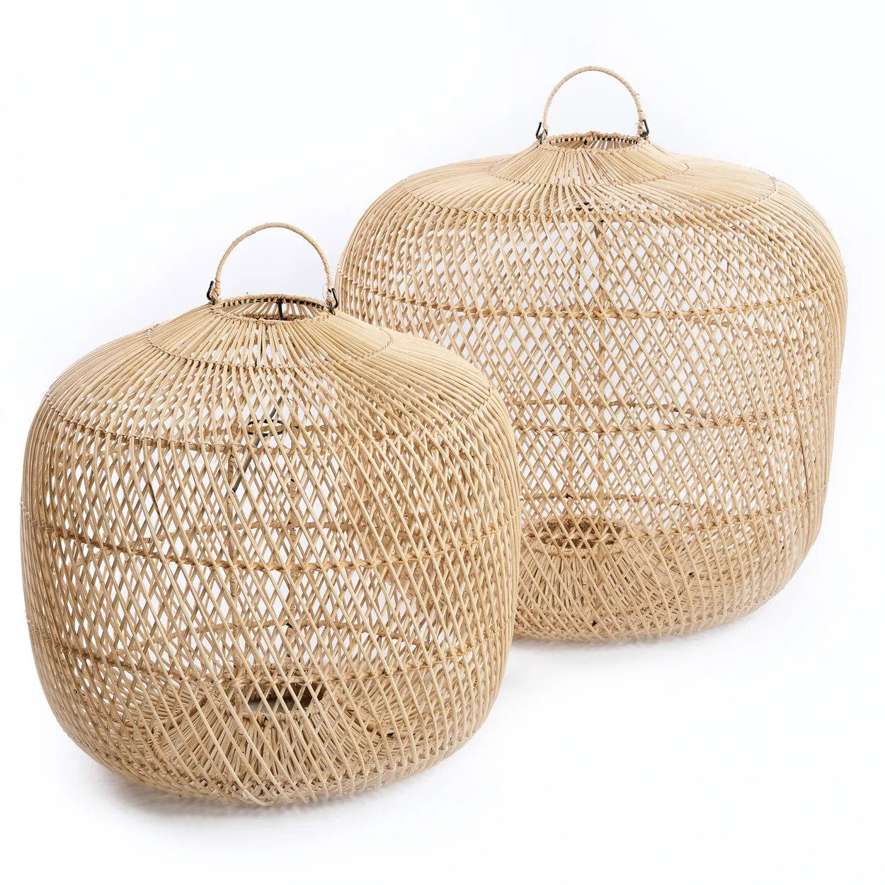 Batu Bolong Lamp Pendant - Natural - M