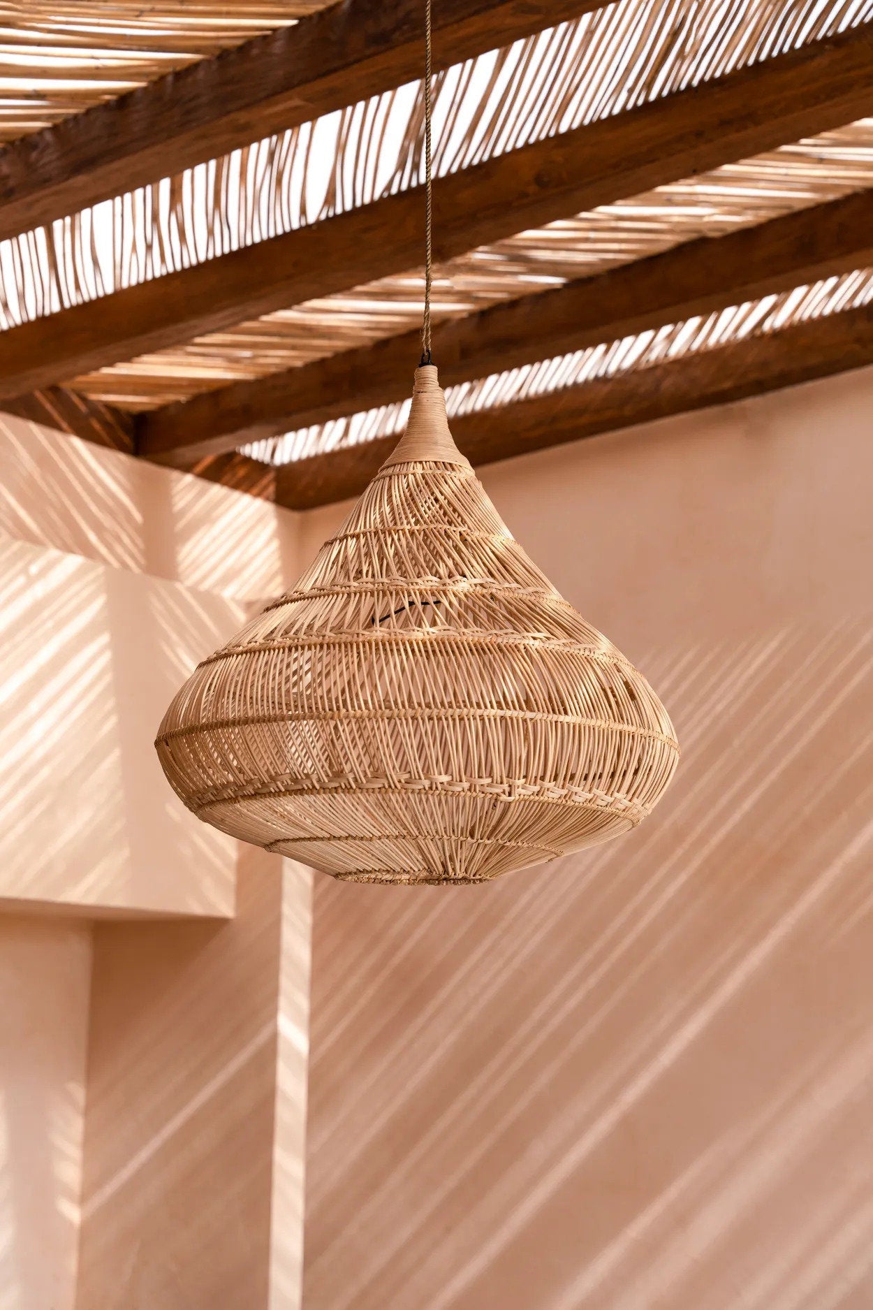 Necklace Lamp Pendant - Natural - XL
