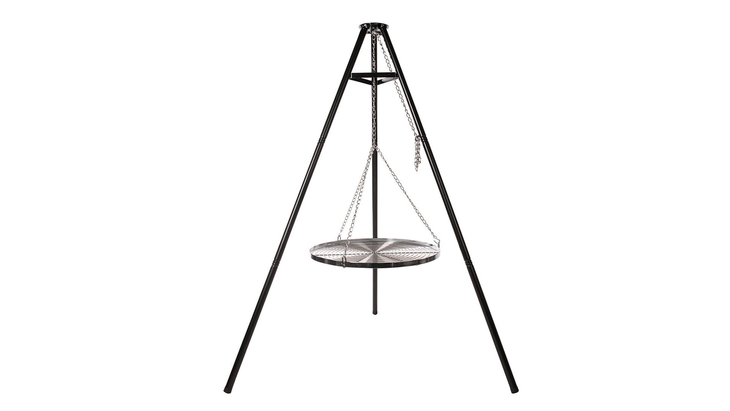 Barbecue Tripod Bålfadstativ – Sort/Sølv - Nordic Unique