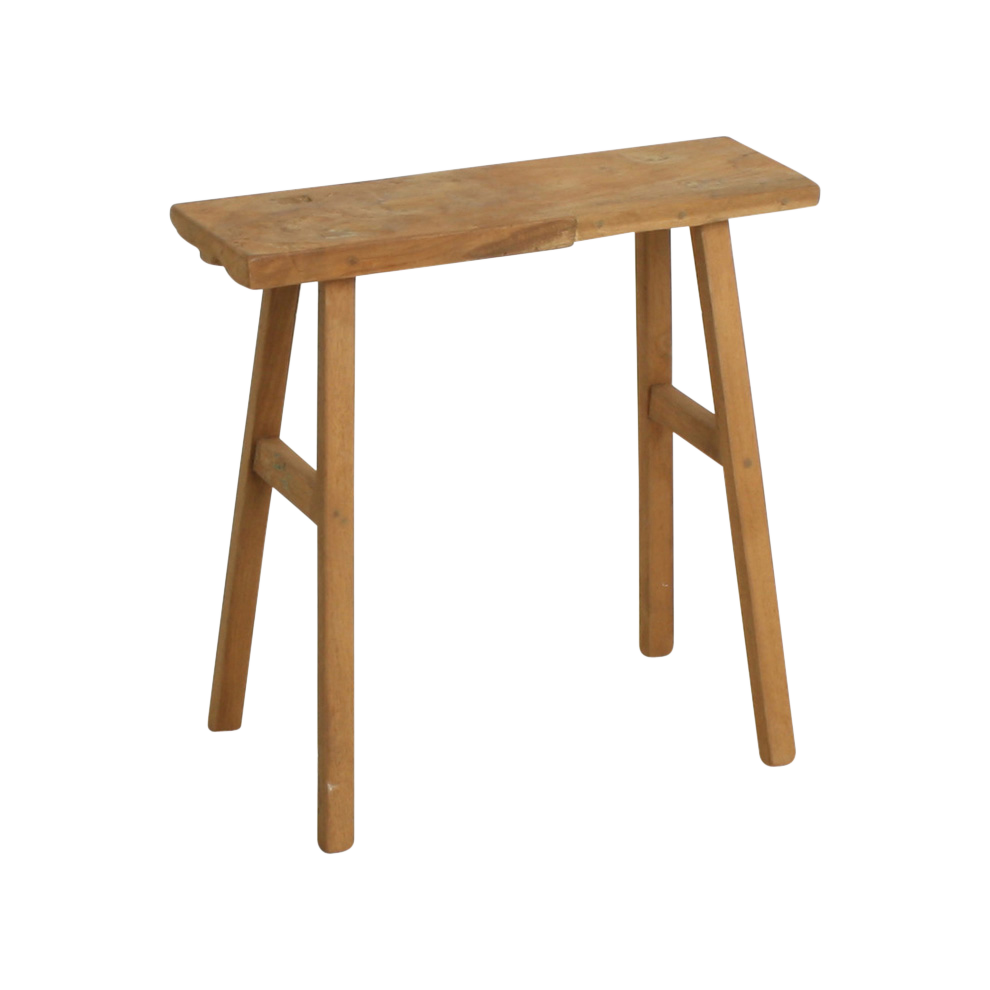 Java carpenter sidebord/bænk - Genanvendt teaktræ - 40x17x50 cm