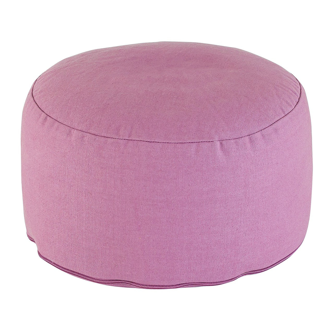 Yogapude & Meditationspude Rund - H20 x Ø31 cm - Lyserød - Nordic Unique