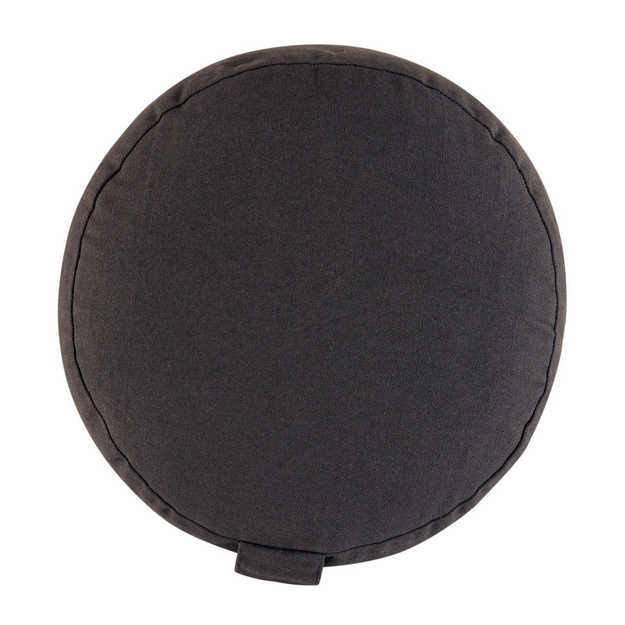 Yogapude & Meditationspude Rund - H20 x Ø31 cm - Sort