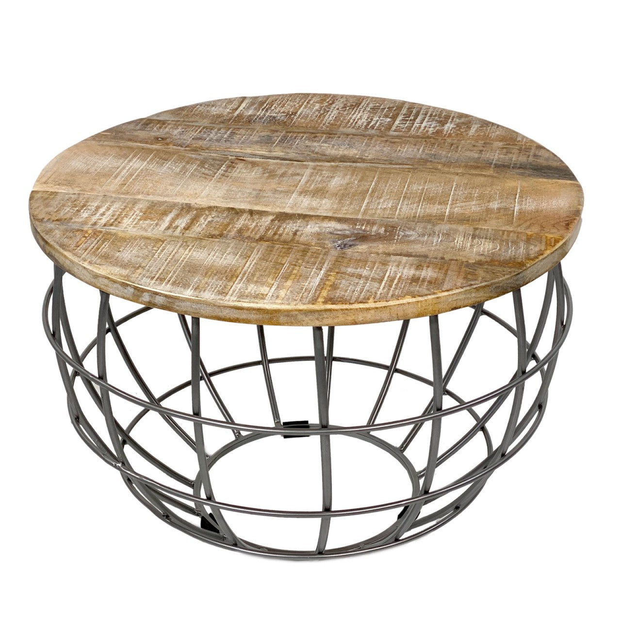 Lexington rundt sofabord – bæredygtigt sofabord i massivt træ - Lys Ø75cm - Nordic Unique