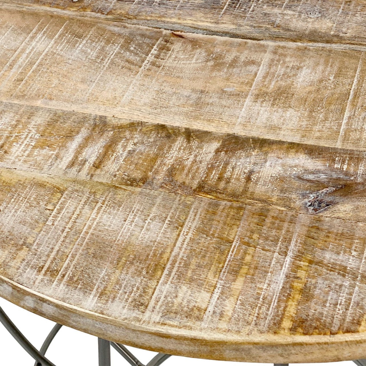 Lexington rundt sofabord – bæredygtigt sofabord i massivt træ - Lys Ø75cm - Nordic Unique