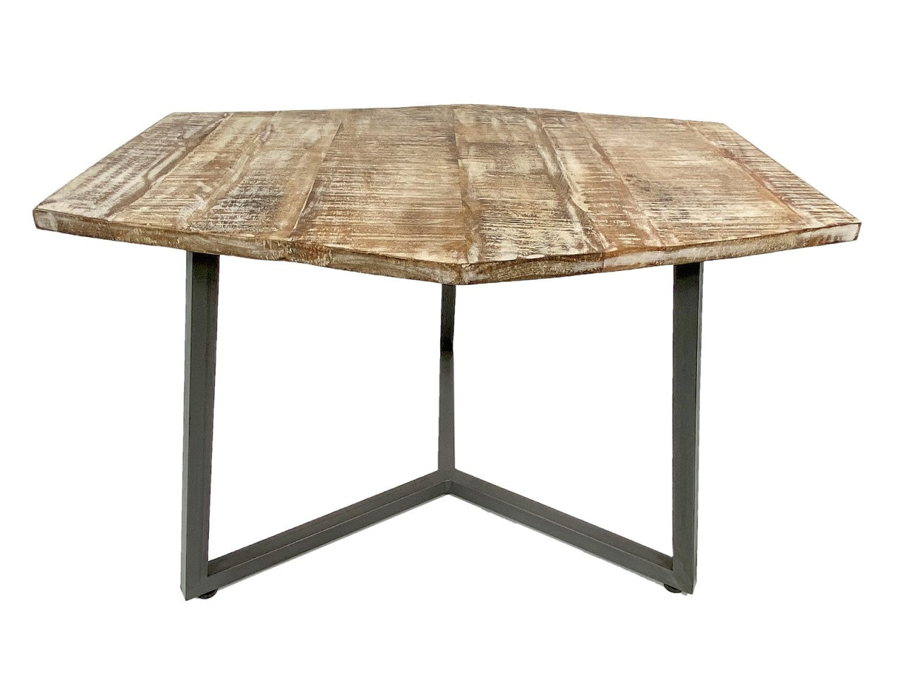 Paris sofabordssæt – 2 stk. sofaborde i industrielt design - Lys - Nordic Unique