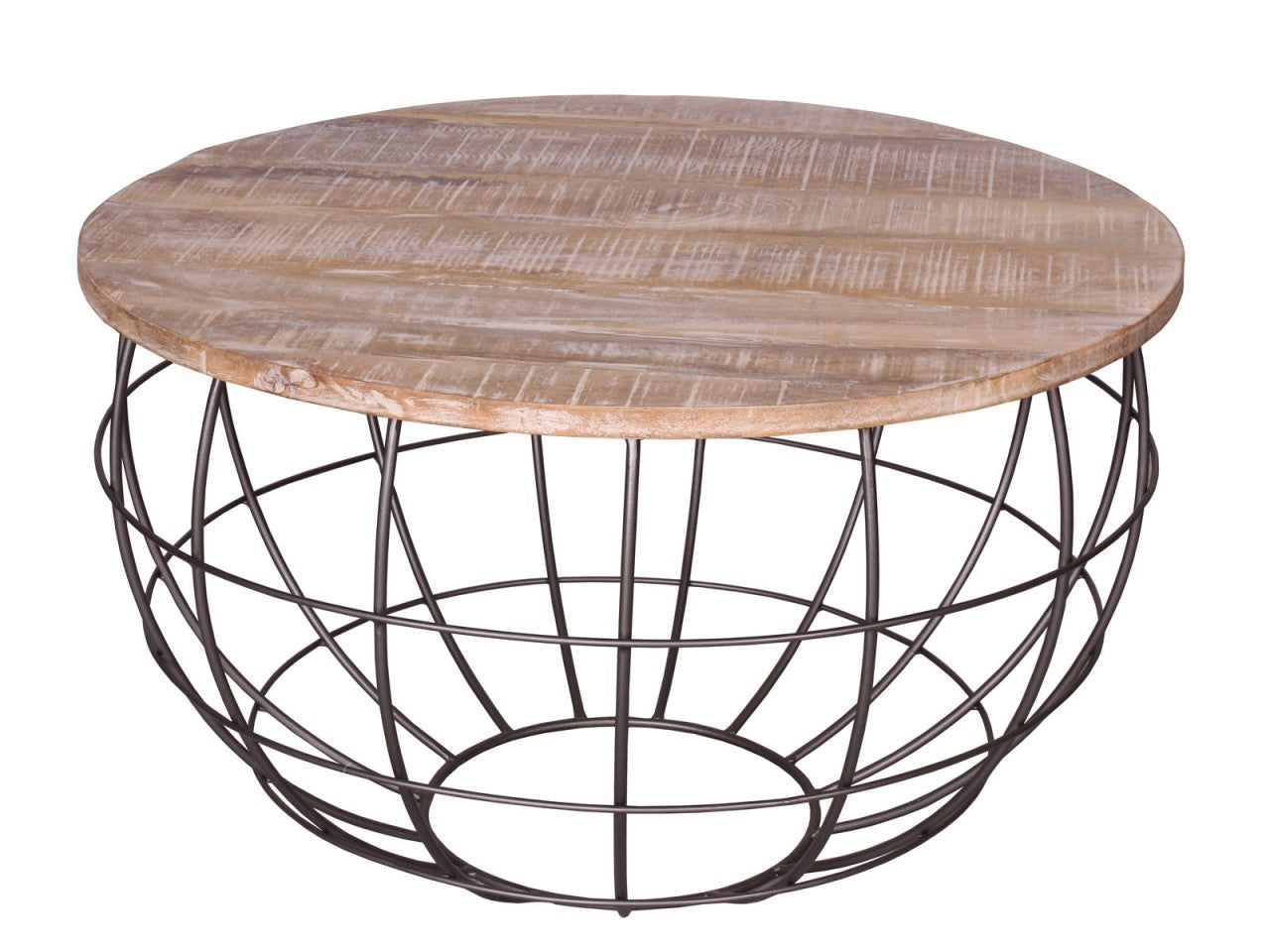 London rundt sofabord – bæredygtigt sofabord i massivt træ - Lys Ø75cm - Nordic Unique