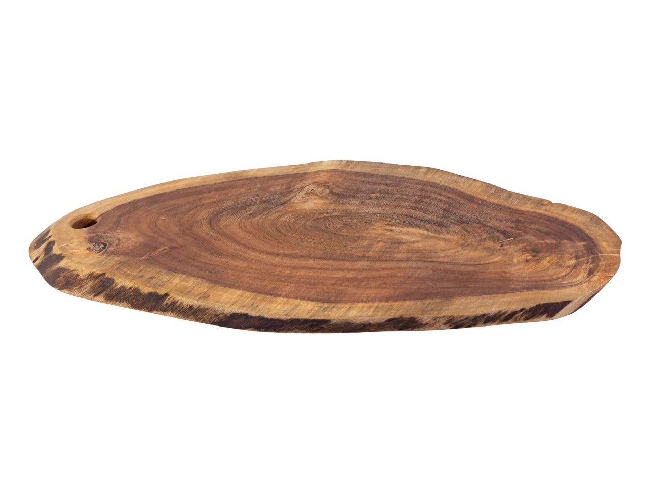 Serveringsbræt i Akacietræ – Håndlavet Træskive i Sæt af 4 - Nordic Unique