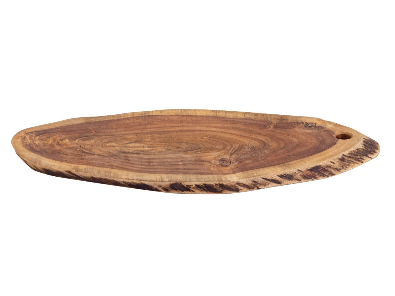 Serveringsbræt i Akacietræ – Håndlavet Træskive i Sæt af 4 - Nordic Unique