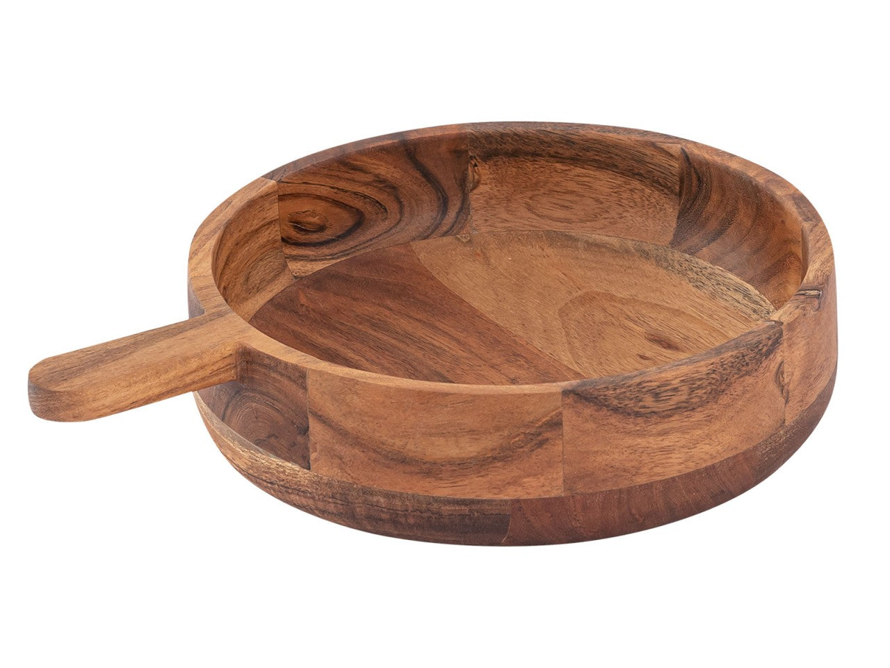 Dekorationsskål i Akacietræ – 6 stk Træfade