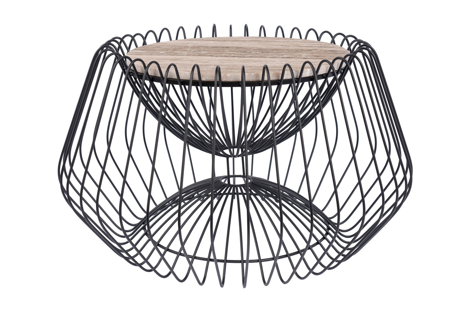 Sidebord Malibu 300 - Brun / Sort - Nordic Unique