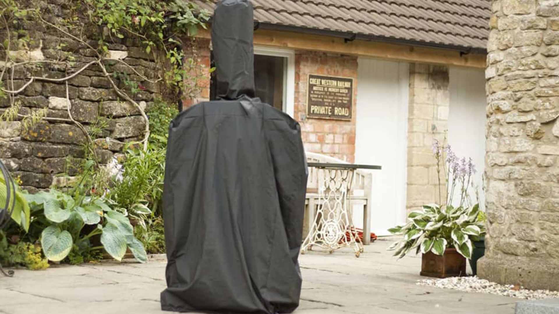 Beskyttelsescover til Pizzaovn/Bålfad Lorenzo – Sort - Nordic Unique