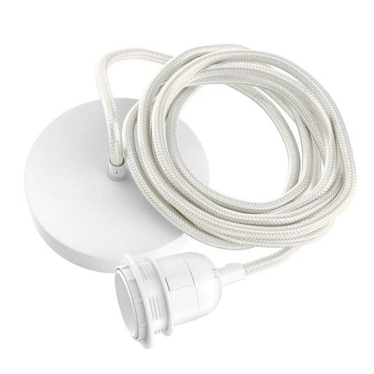 Socket for mounting lamps in the ceiling - White - 250cm