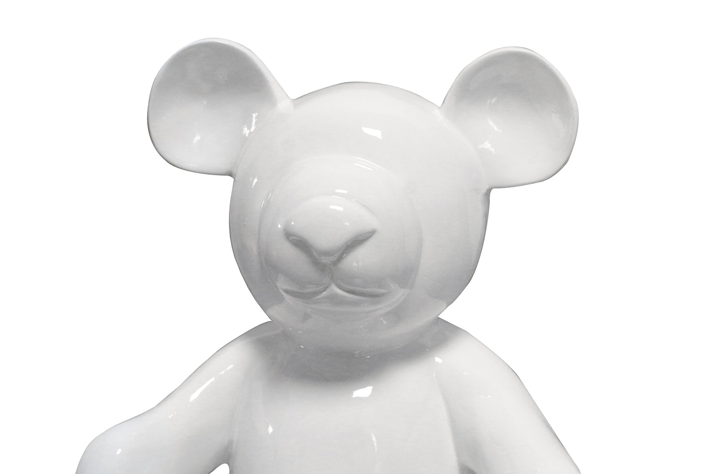Skulptur Teddy Bear – Hvid - Nordic Unique