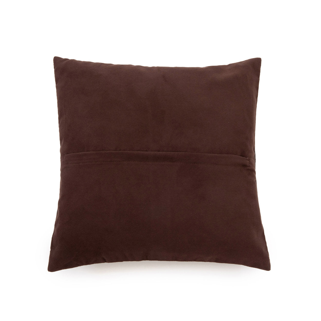 The Square Leather Cushion Cover - Choco - 40x40cm