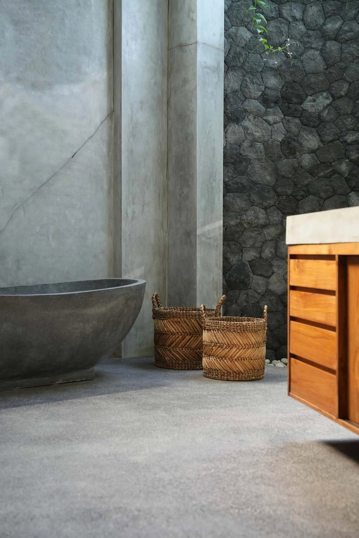 Banana Zigzag Kurv - L - Nordic Unique