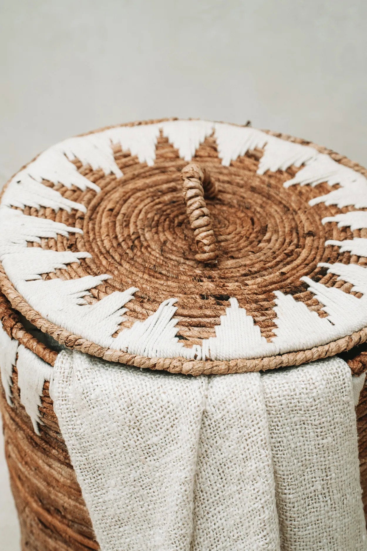 Bananformede Syede Vasketøjskurve - M - Nordic Unique