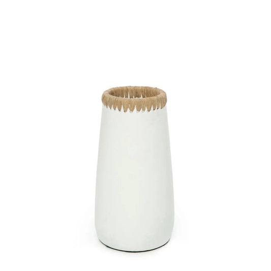 Paris Vase - White Natural - M