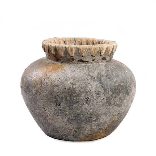 Madrid Vase - antique grey - M