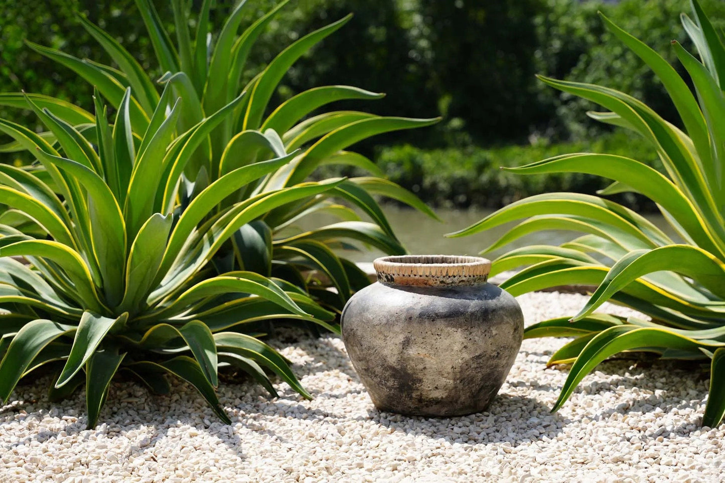 Madrid Vase - antikgrå - M - Nordic Unique