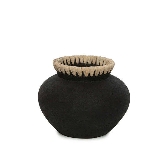 Berlin Vase - Black Natural - S