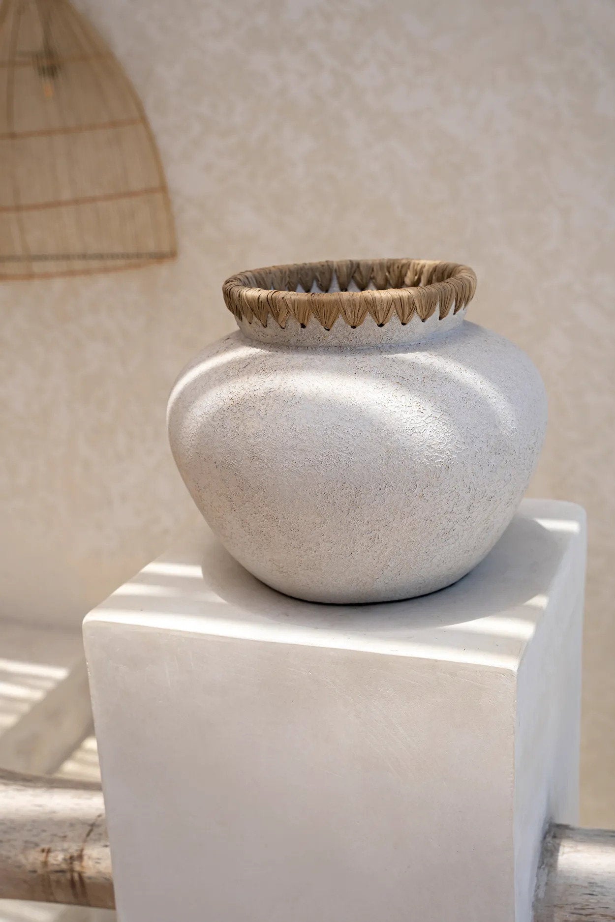 Madrid Vase - Beton Naturlig - M - Nordic Unique