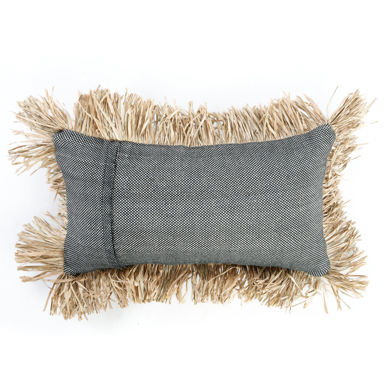Cotton Bonita Pillowcase - Natural Black - 30x50cm