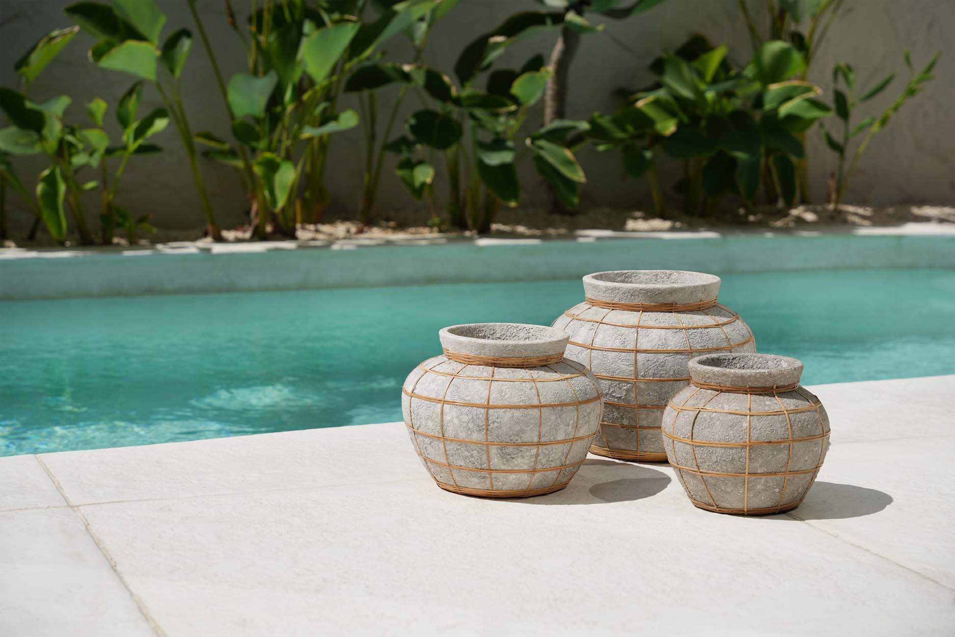 Maven Vase - Beton Naturlig - M - Nordic Unique