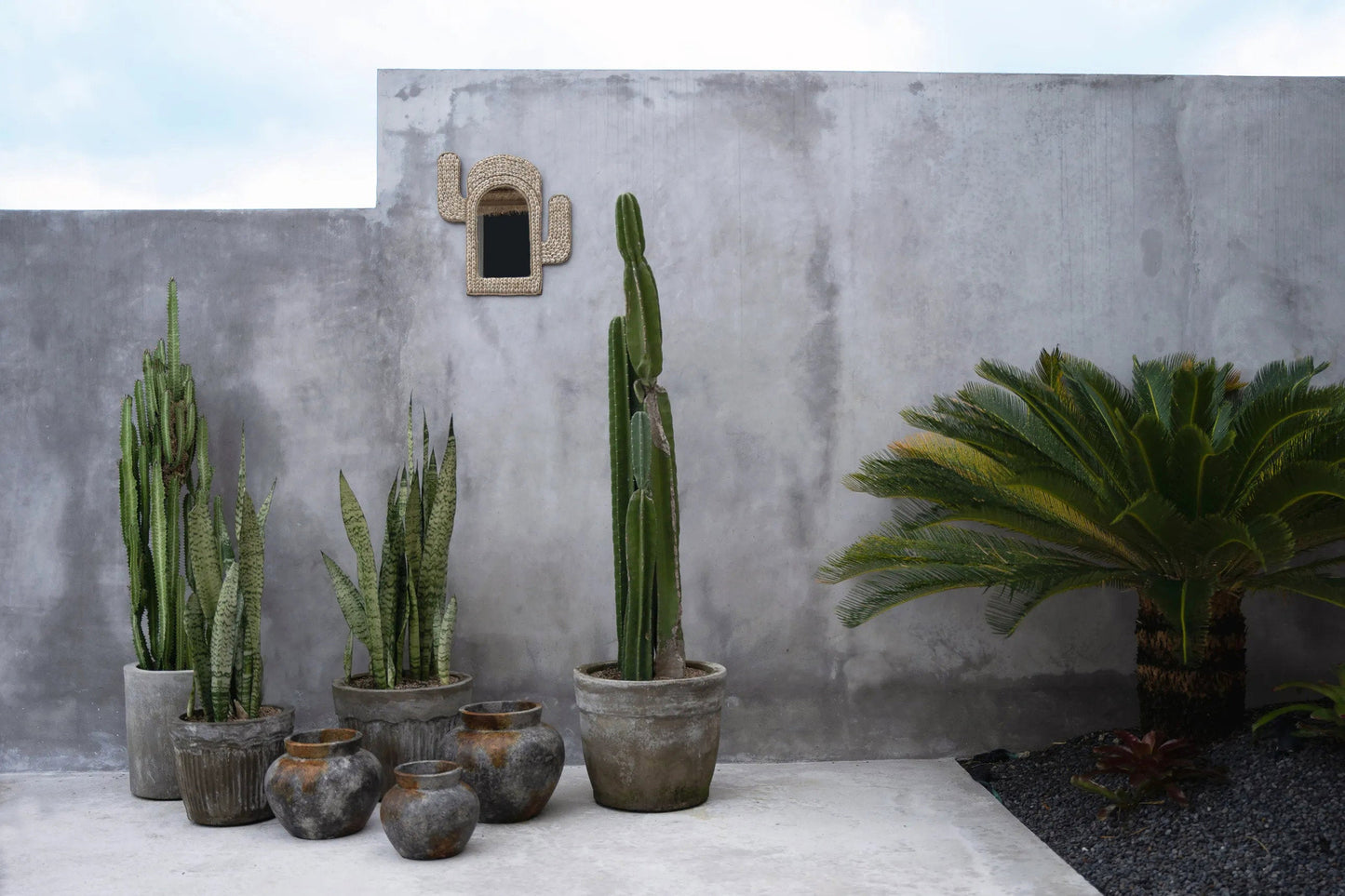 Funky Vase - Antik Grå - M - Nordic Unique