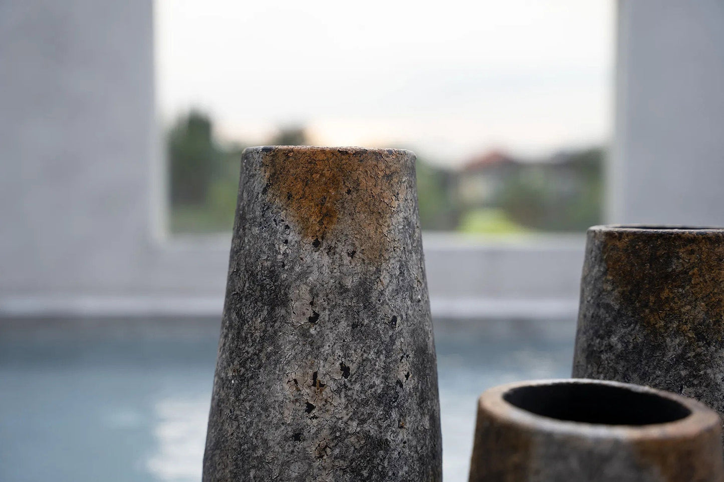 Copenhagen Vase - antique grey - S