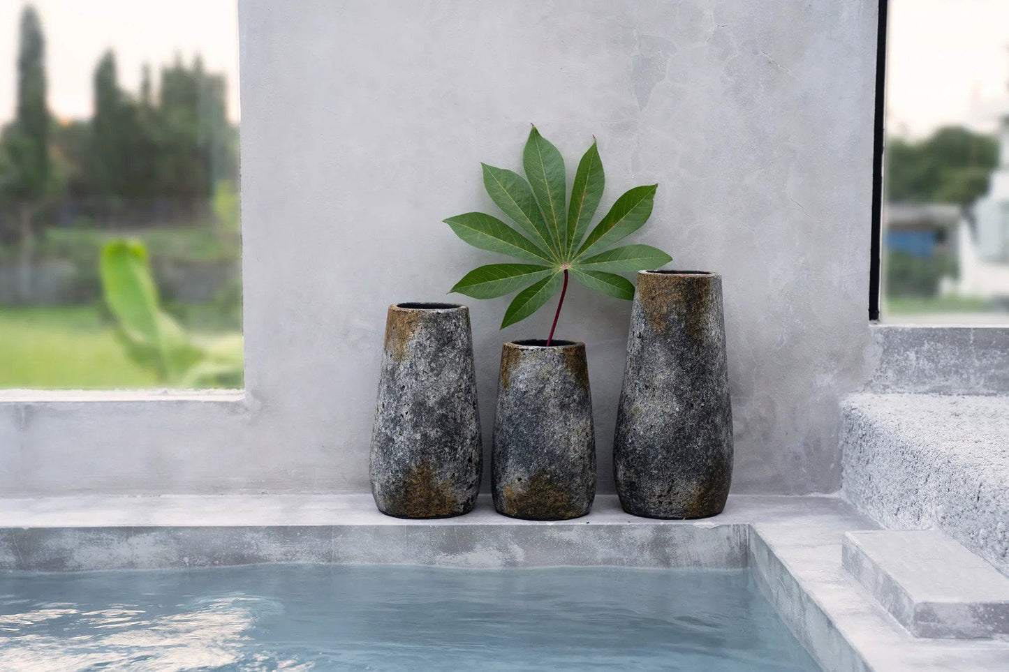 Copenhagen Vase - antique grey - S