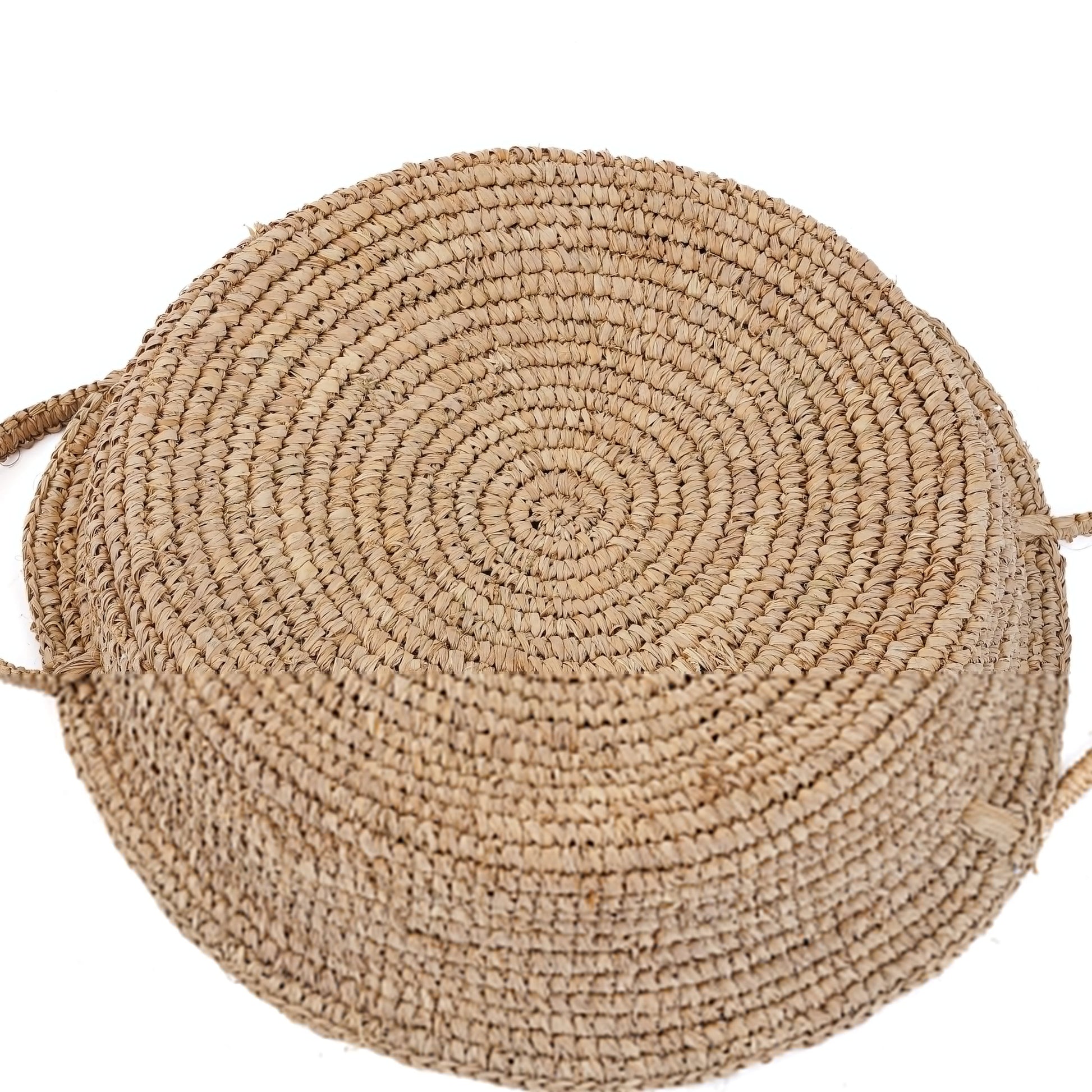Raffia Kurvebakker - Naturlig - L - Nordic Unique