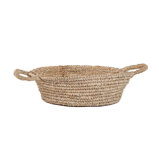Raffia Basket trays - Natural - M