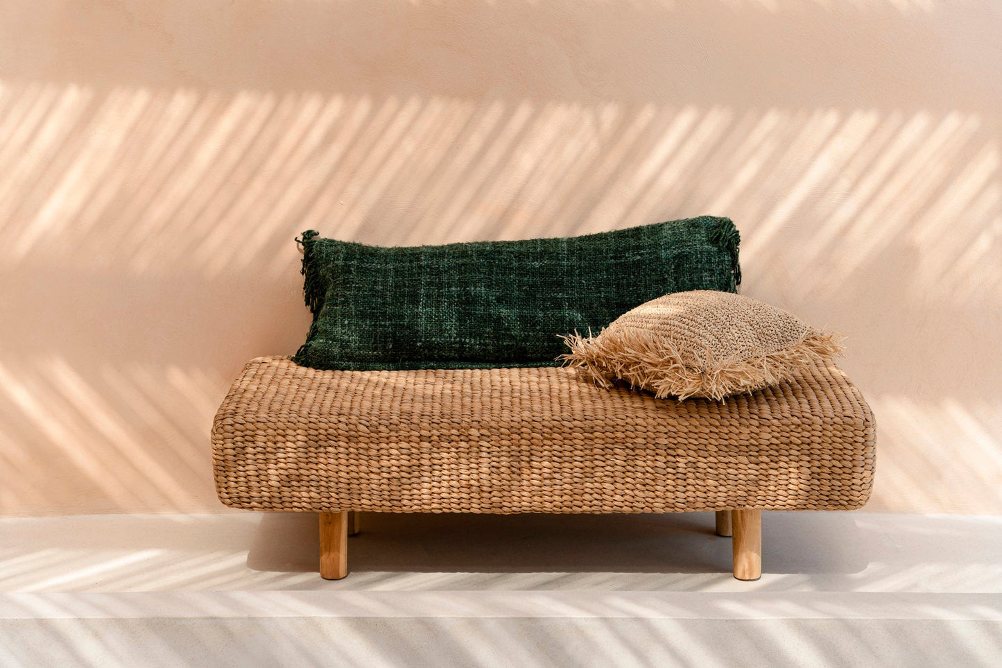 The water hyacinth bench