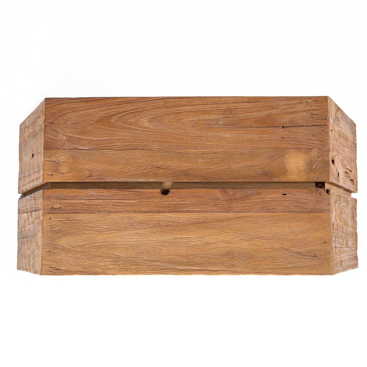 Ashley Cocoon sidebord/computerbord – Naturligt i massivt teaktræ